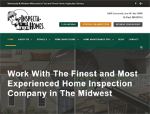 Tablet Screenshot of inspectahomes.com
